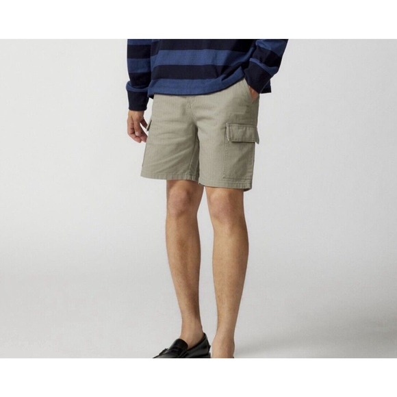 New Katin Grant Local Shorts Men Size 30 Light Gray Gret With Pockets - Picture 4 of 5